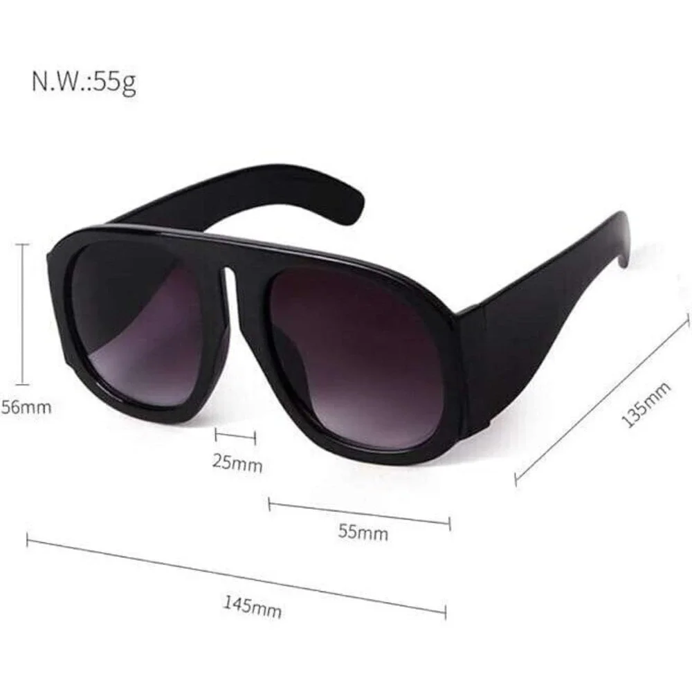 Designer Sunglasses Classic Triangular Eyeglasses Men Lightweight Hip Hop Shades